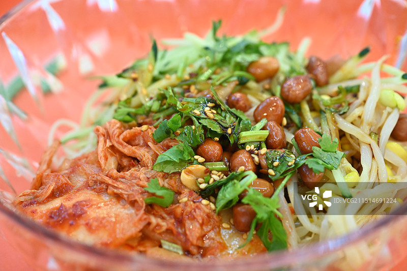 凉拌冷面图片素材