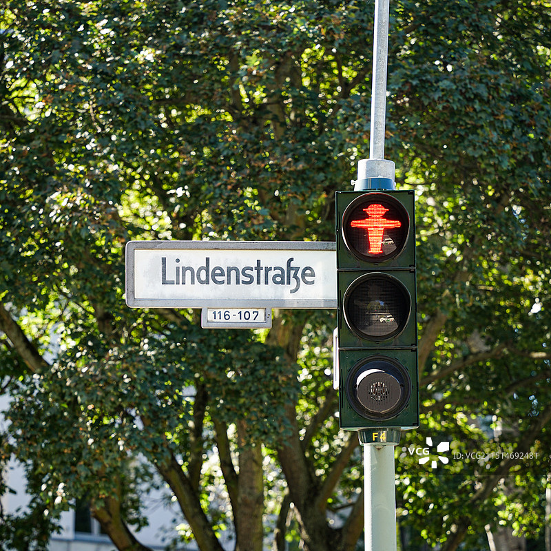 柏林红绿灯小人图片素材