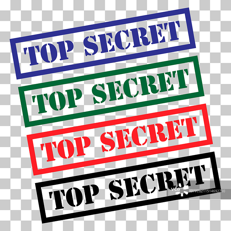 绝密印章标签贴纸符号图片素材