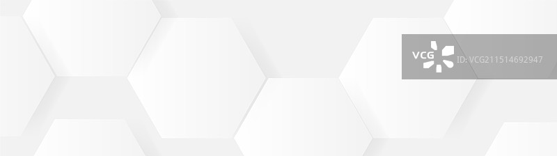 抽象白色六边形图案图片素材