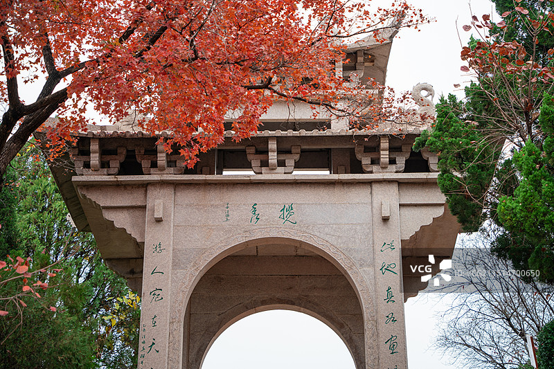 济南红叶谷生态文化旅游区图片素材