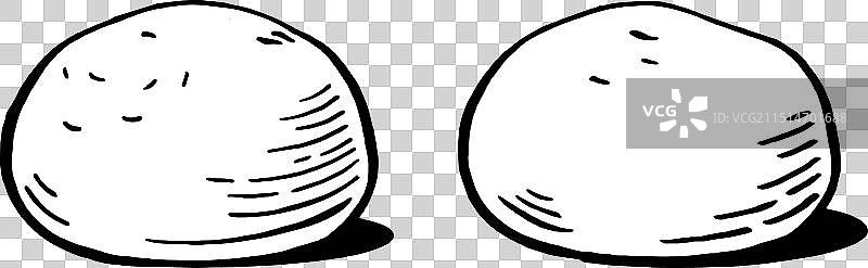 餐厅菜单用马苏里拉奶酪球图片素材