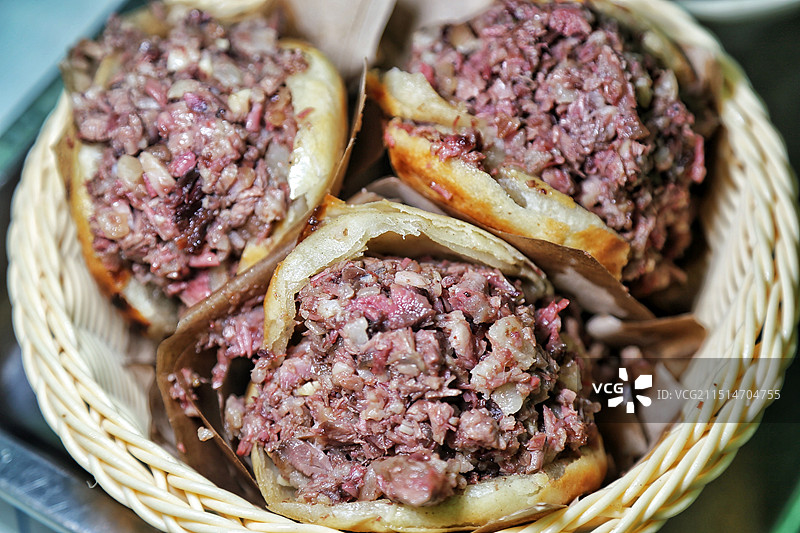 保定驴肉火烧图片素材