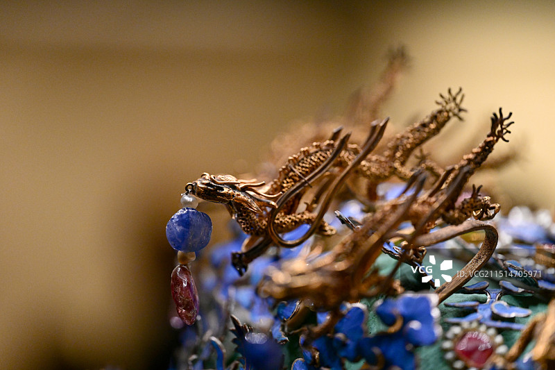 明代皇后凤冠图片素材