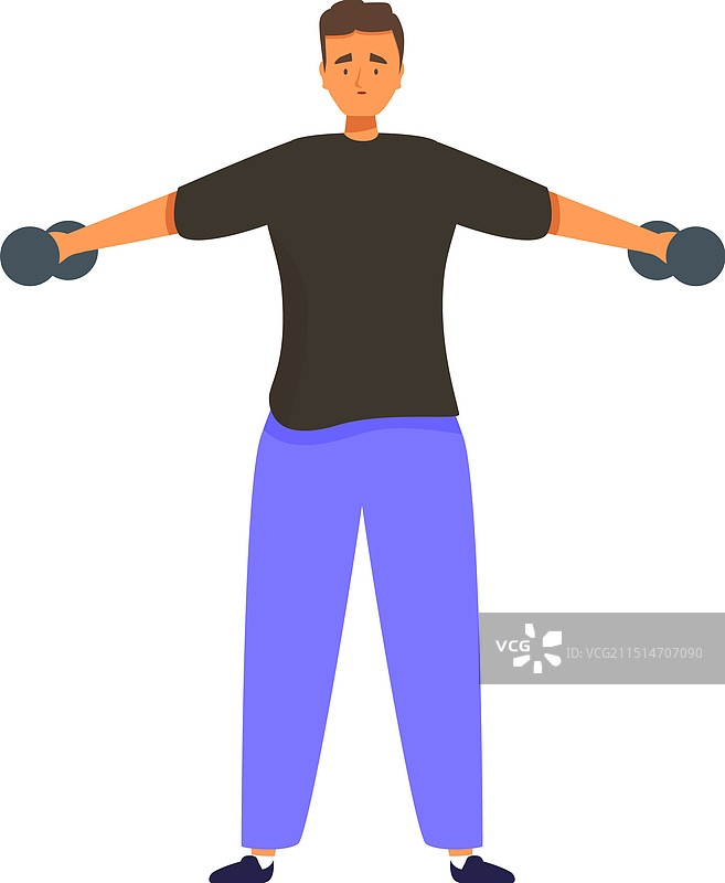 健身的年轻男人图片素材