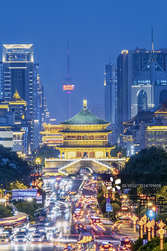 你看不见的西安风景图片素材