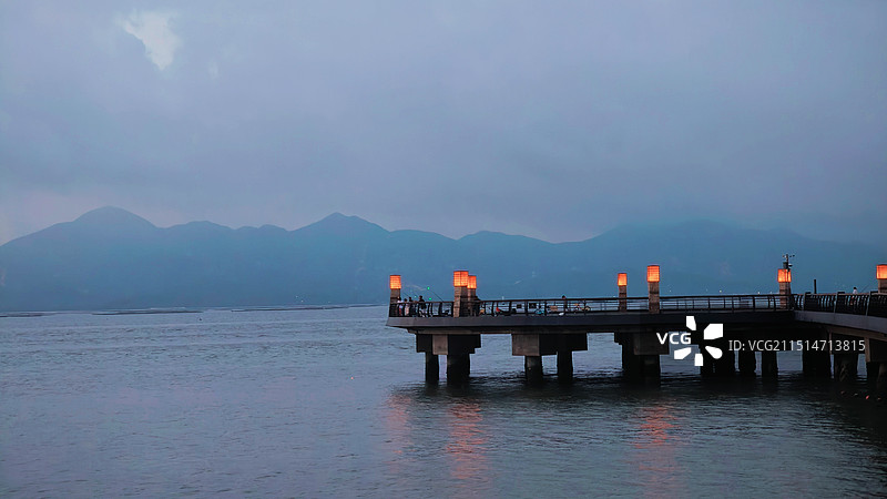 深圳湾观海长廊图片素材