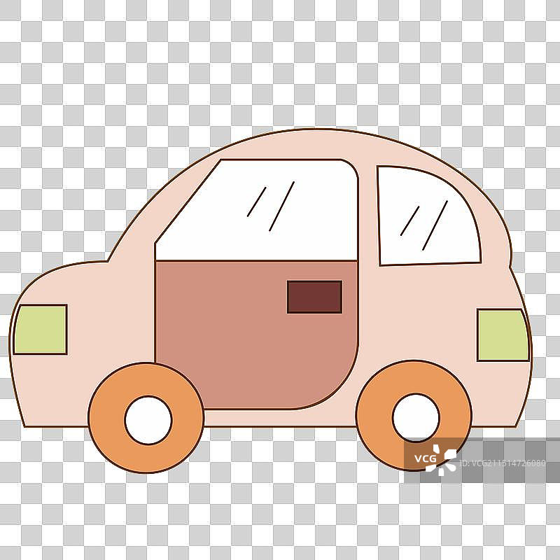 小车 汽车 交通工具 免扣素材 新能源 卡通汽车图片素材