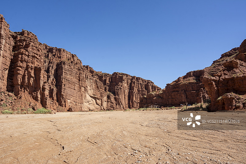 中国新疆温宿县天山托木尔大峡谷图片素材