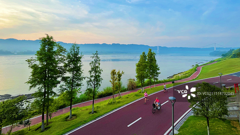 宜宾南溪区长江第一湾景区图片素材