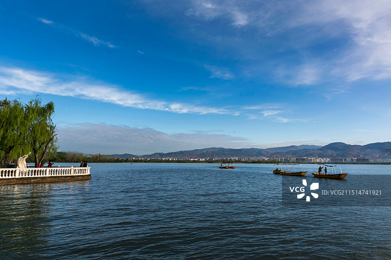 四川凉山西昌邛海图片素材