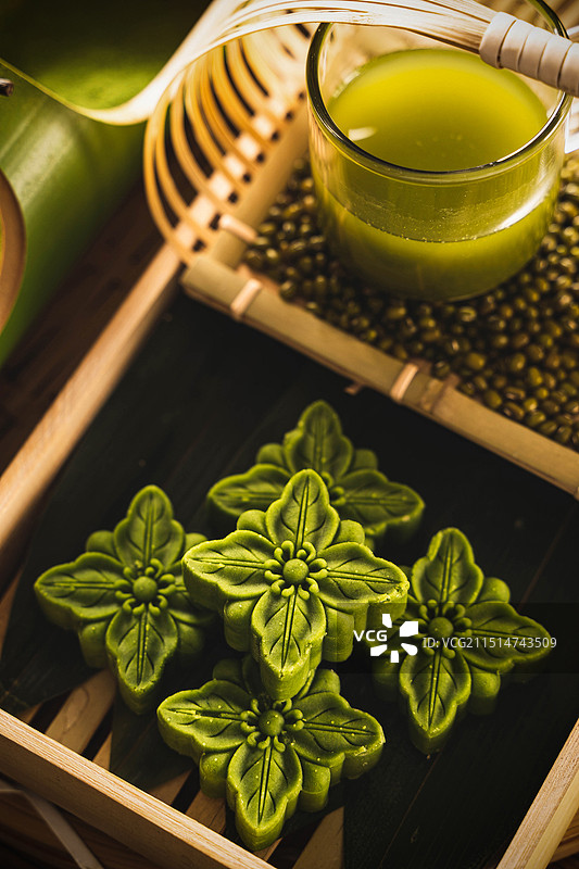 绿豆糕图片素材