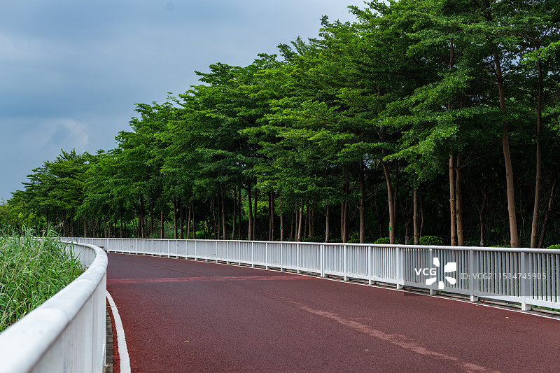 公园健身小路图片素材