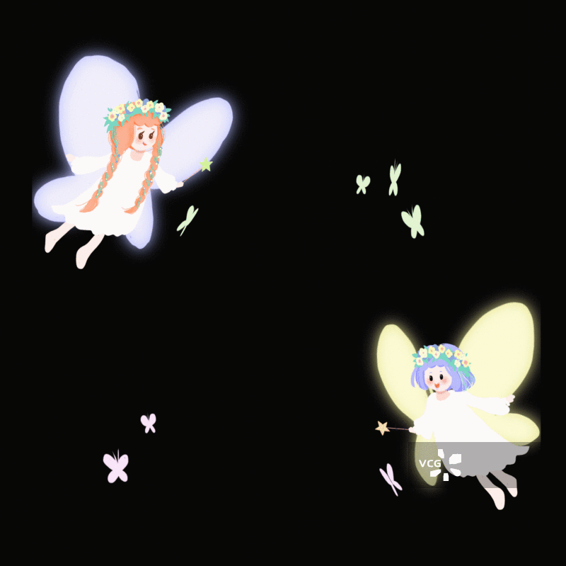 发光小仙子动画图片素材