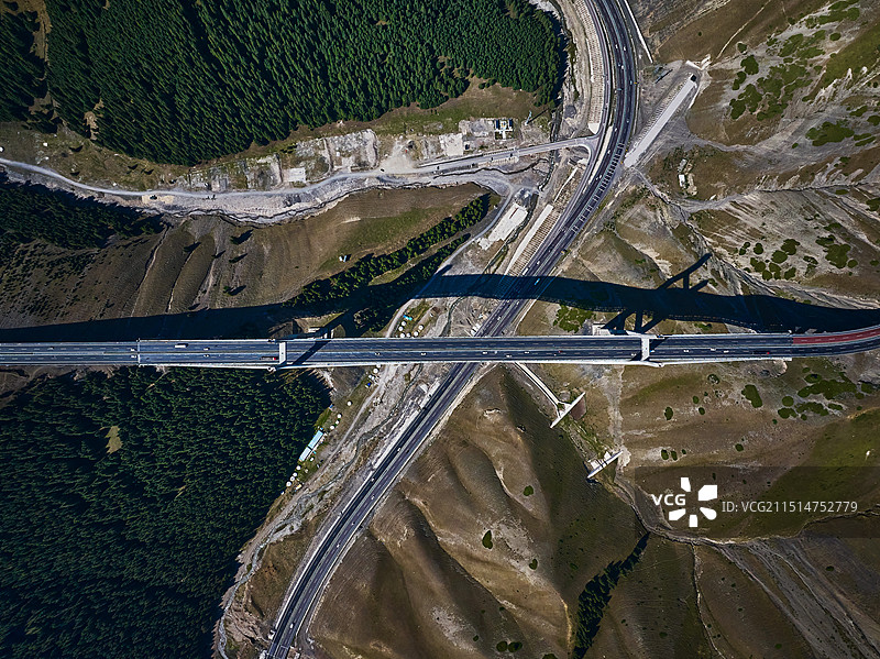 果子沟大桥图片素材