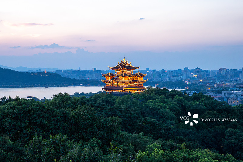 杭州城隍阁图片素材