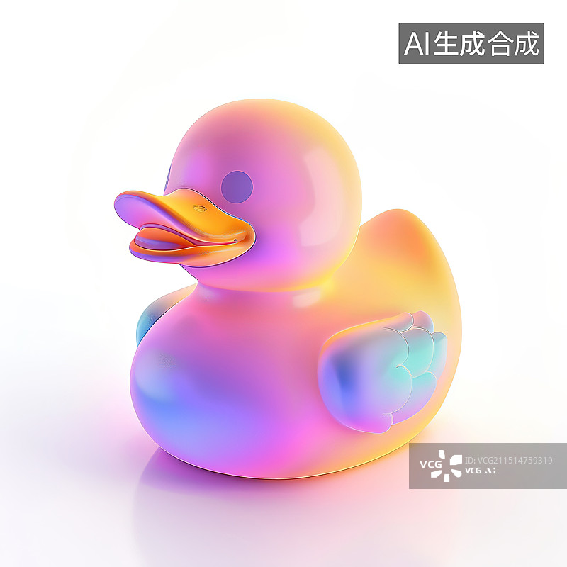 【AI数字艺术】小鸭子图片素材