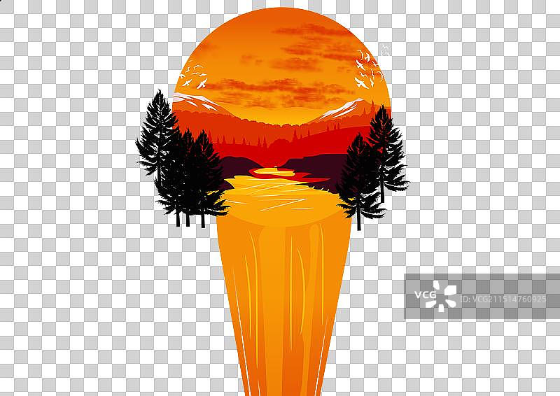 丘陵地区风光景观图片素材