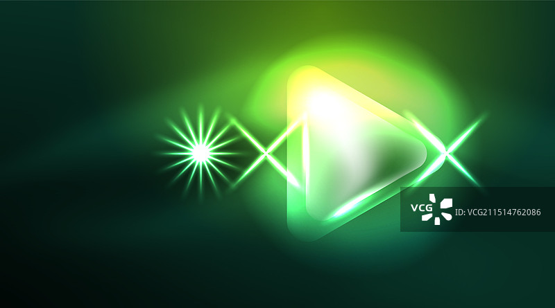 数字霓虹灯抽象背景三角形和图片素材