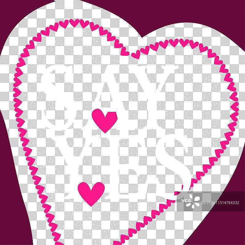 带有心形的瓦伦丁明信片贺卡图片素材