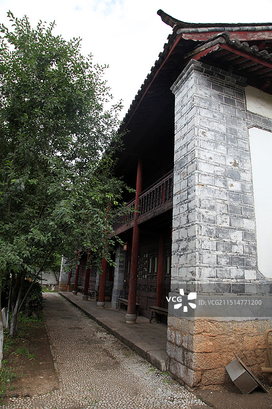 云南丽江束河皮匠展览馆图片素材