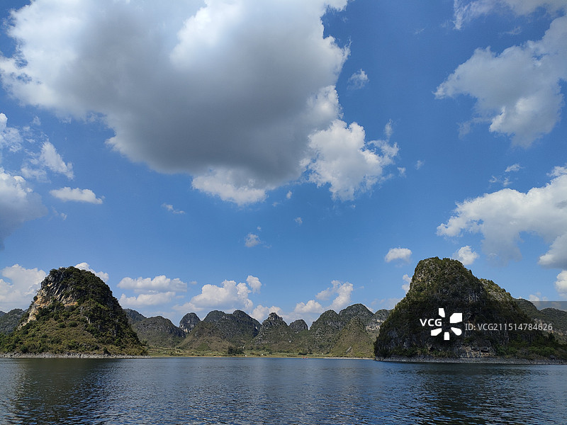 美丽的自然风光 渠洋湖图片素材