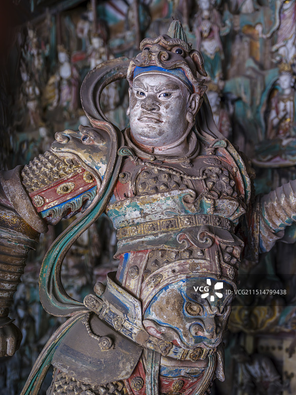 《黑神话·悟空》取景地之一：山西平遥双林寺·彩塑图片素材