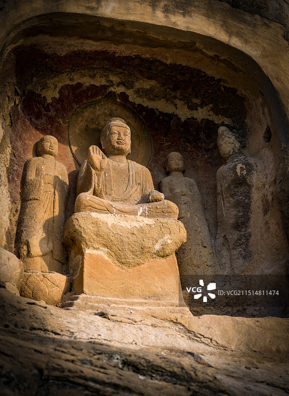 广元千佛崖摩崖造像（资料图）图片素材