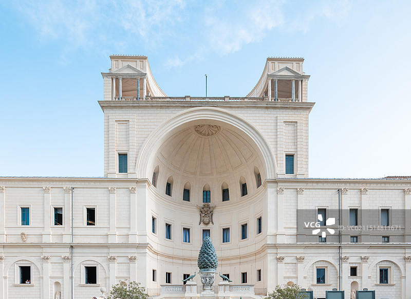 梵蒂冈博物馆建筑风貌图片素材