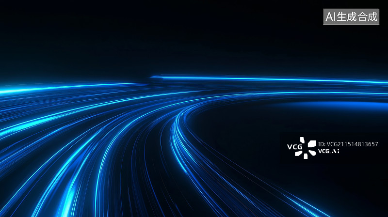【AI数字艺术】动感模糊的路面图片素材
