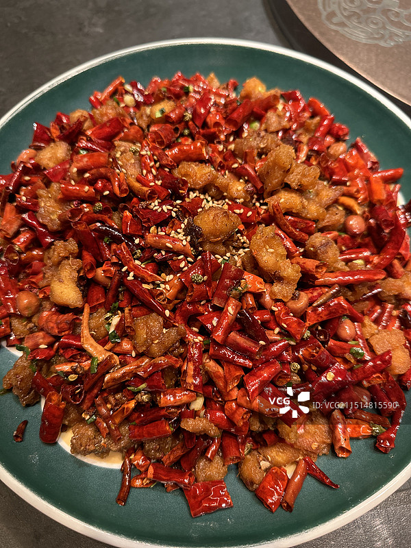 辣子鸡丁图片素材