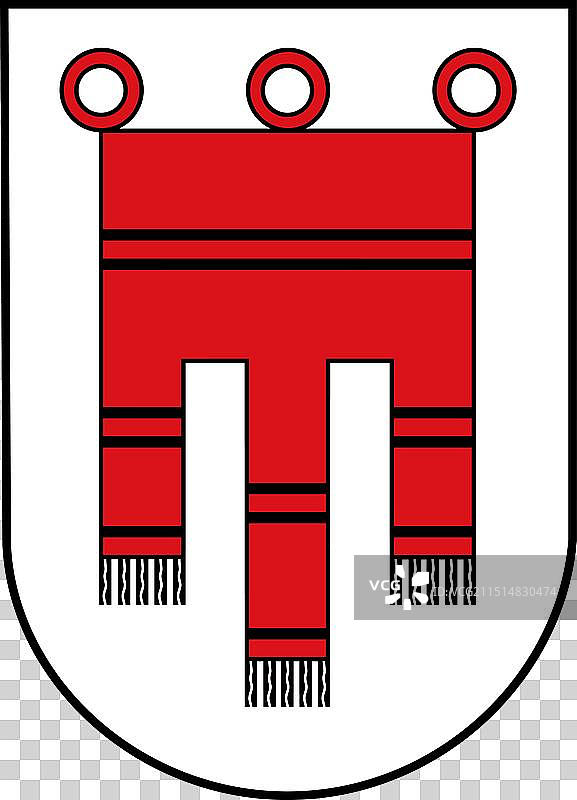 弗拉尔贝格州旗图片素材