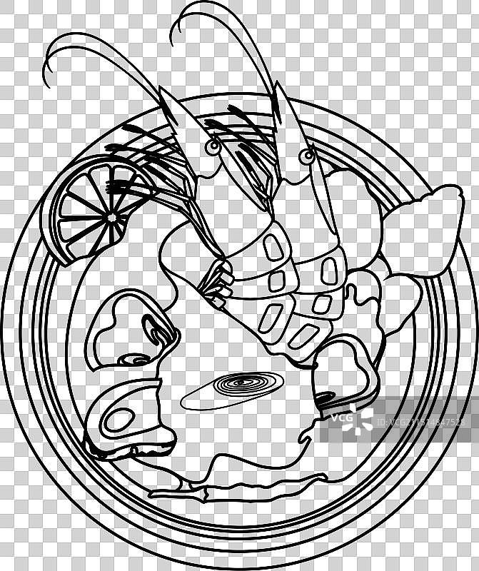 泰式冬阴功鲜虾食材图片素材