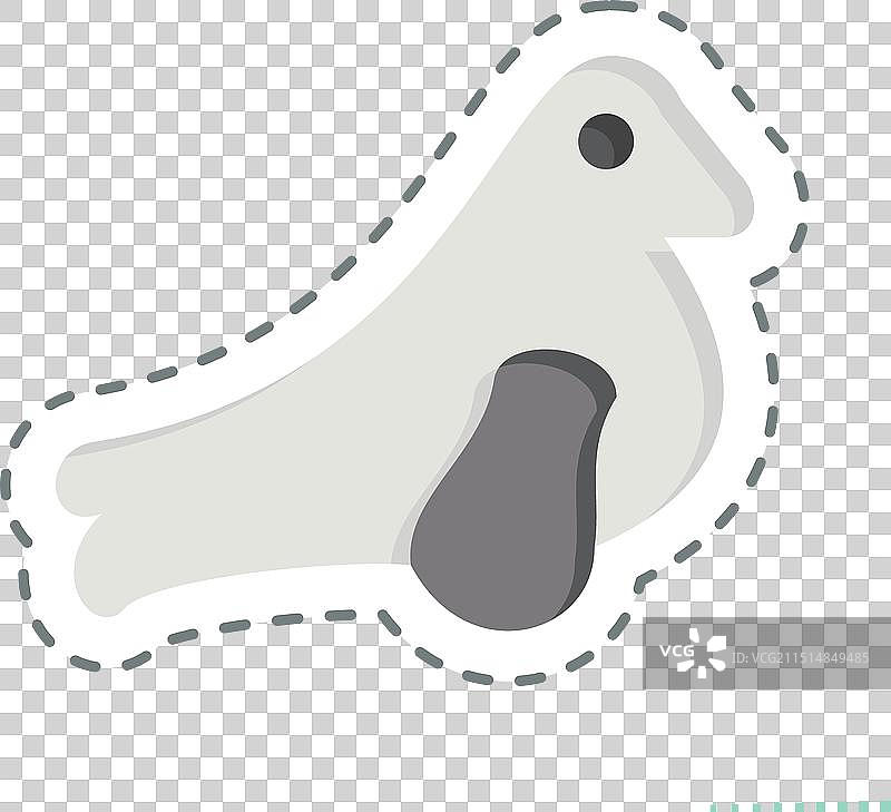 海洋符号印章线条贴纸图片素材