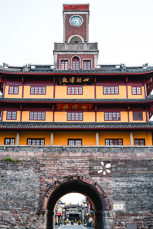 宁波鼓楼景观图片素材