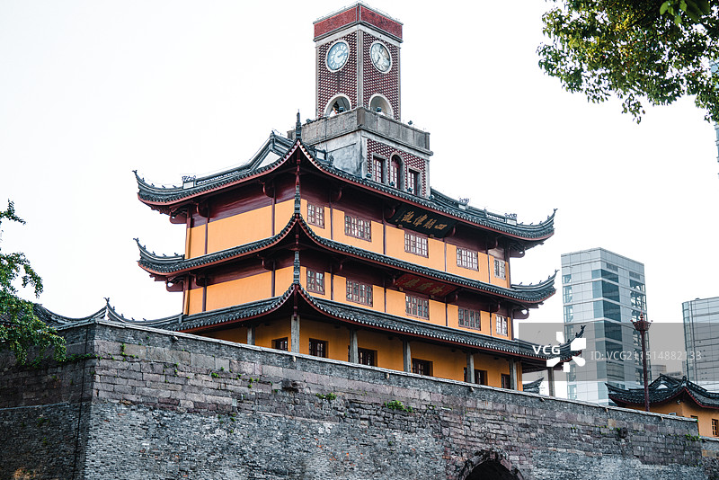 宁波鼓楼景观图片素材