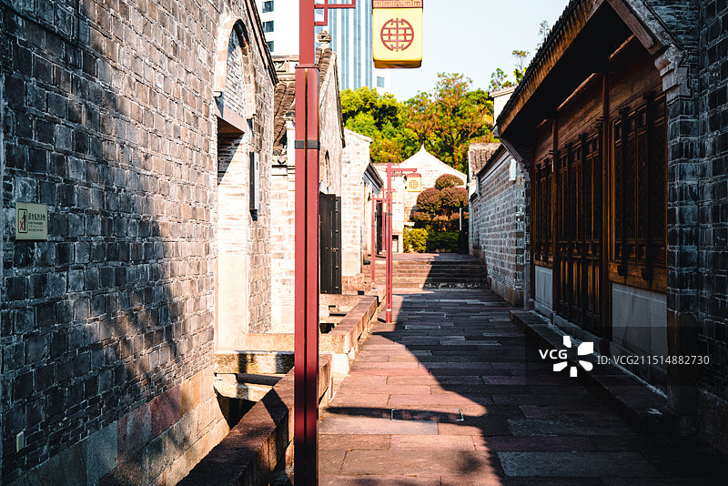 天一阁外部景观图片素材