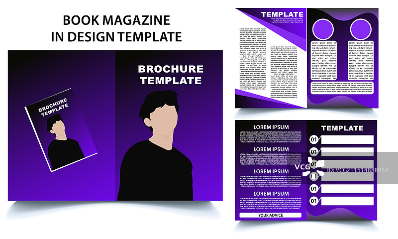 公司书籍杂志宣传册模板图片素材