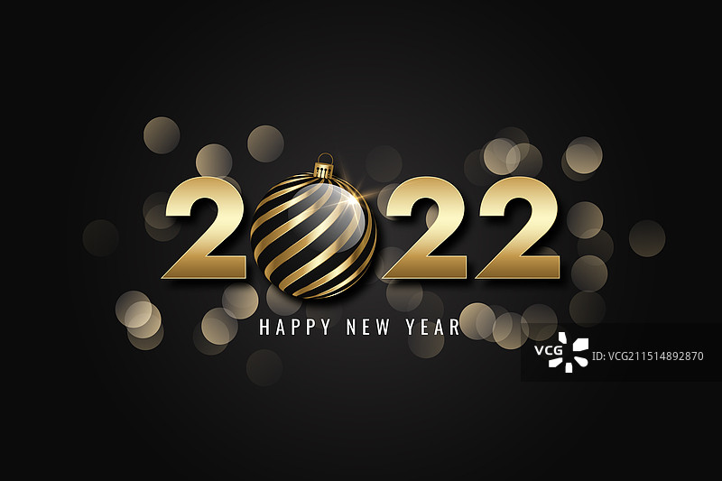 金色渐变新年背景图片素材