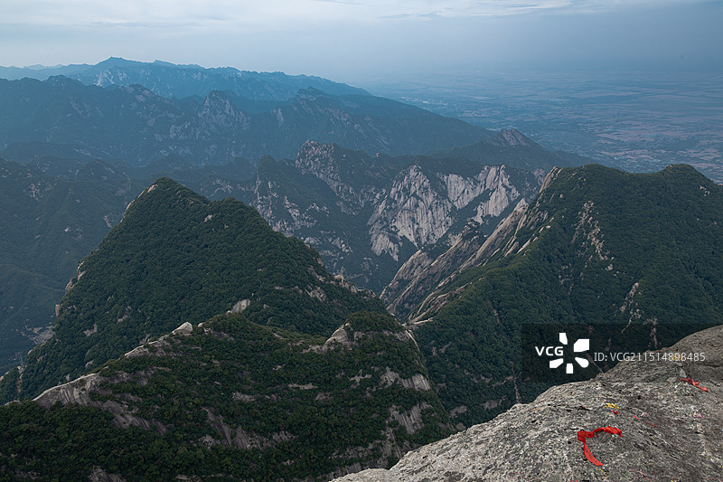 陕西旅游五岳天险西岳华山图片素材