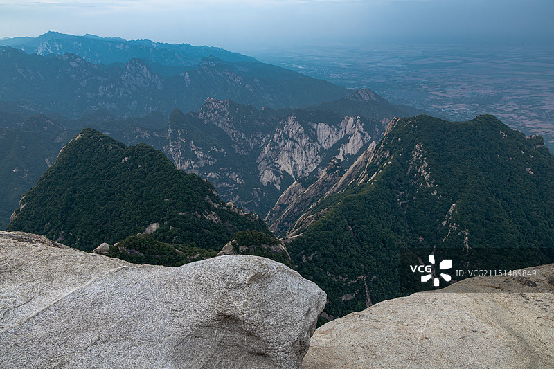 陕西旅游五岳天险西岳华山图片素材