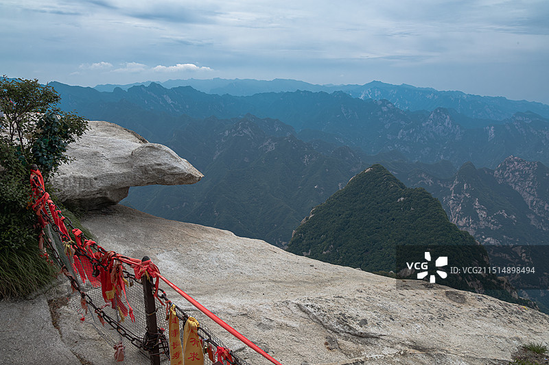 陕西旅游五岳天险西岳华山图片素材