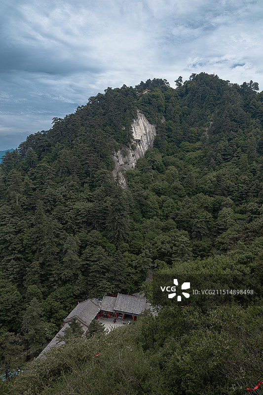 陕西旅游五岳天险西岳华山图片素材