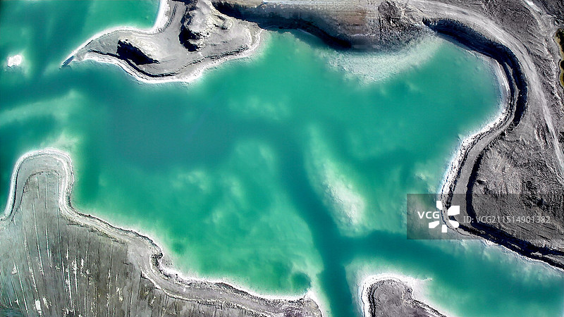 青海翡翠湖图片素材