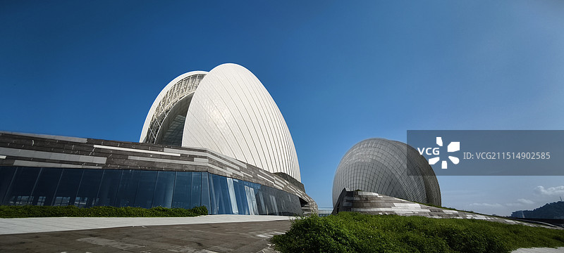 珠海大剧院，日月贝城市地标建筑图片素材