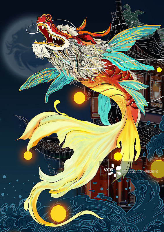 龙生九子-鸱吻图片素材