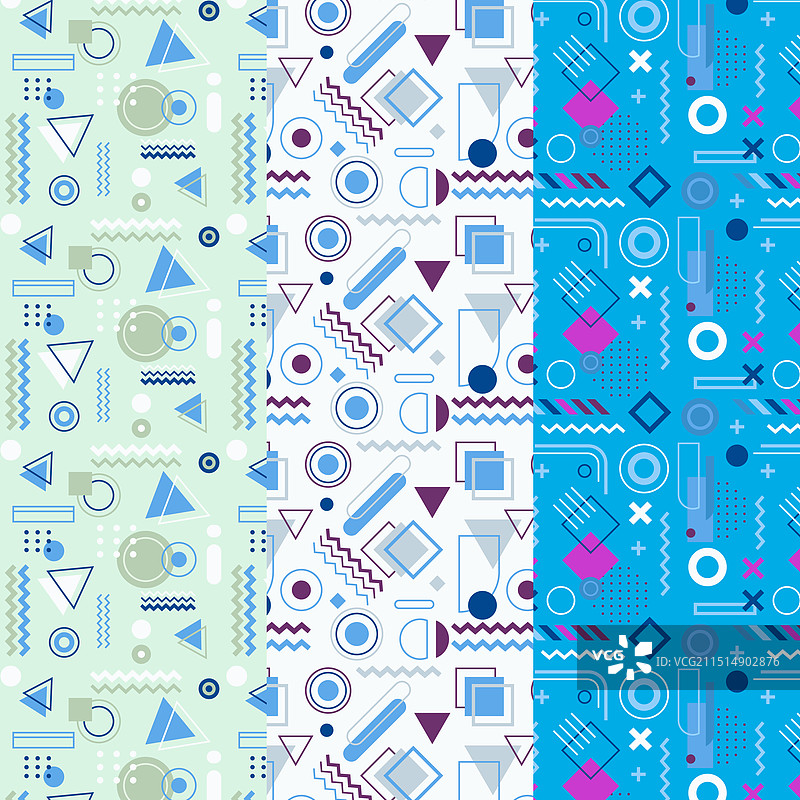 孟菲斯图案合集图片素材