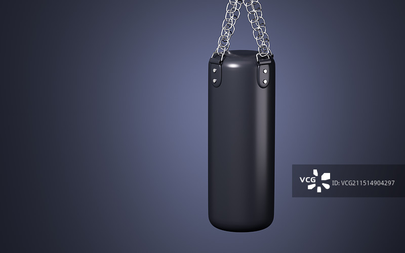 卡通拳击沙袋模型3D渲染图片素材