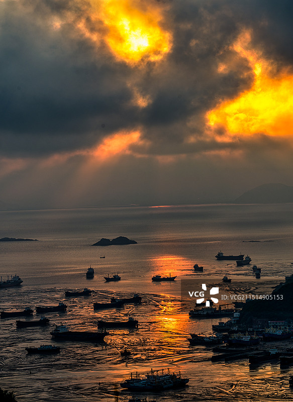 石塘千年曙光碑 日出 日落 夕阳 暮色图片素材