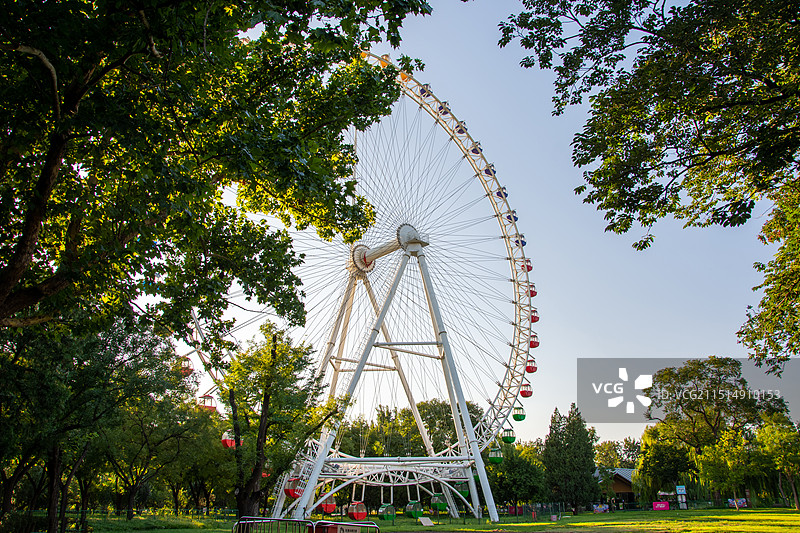 龙潭中湖公园的摩天轮（北京市东城区）图片素材